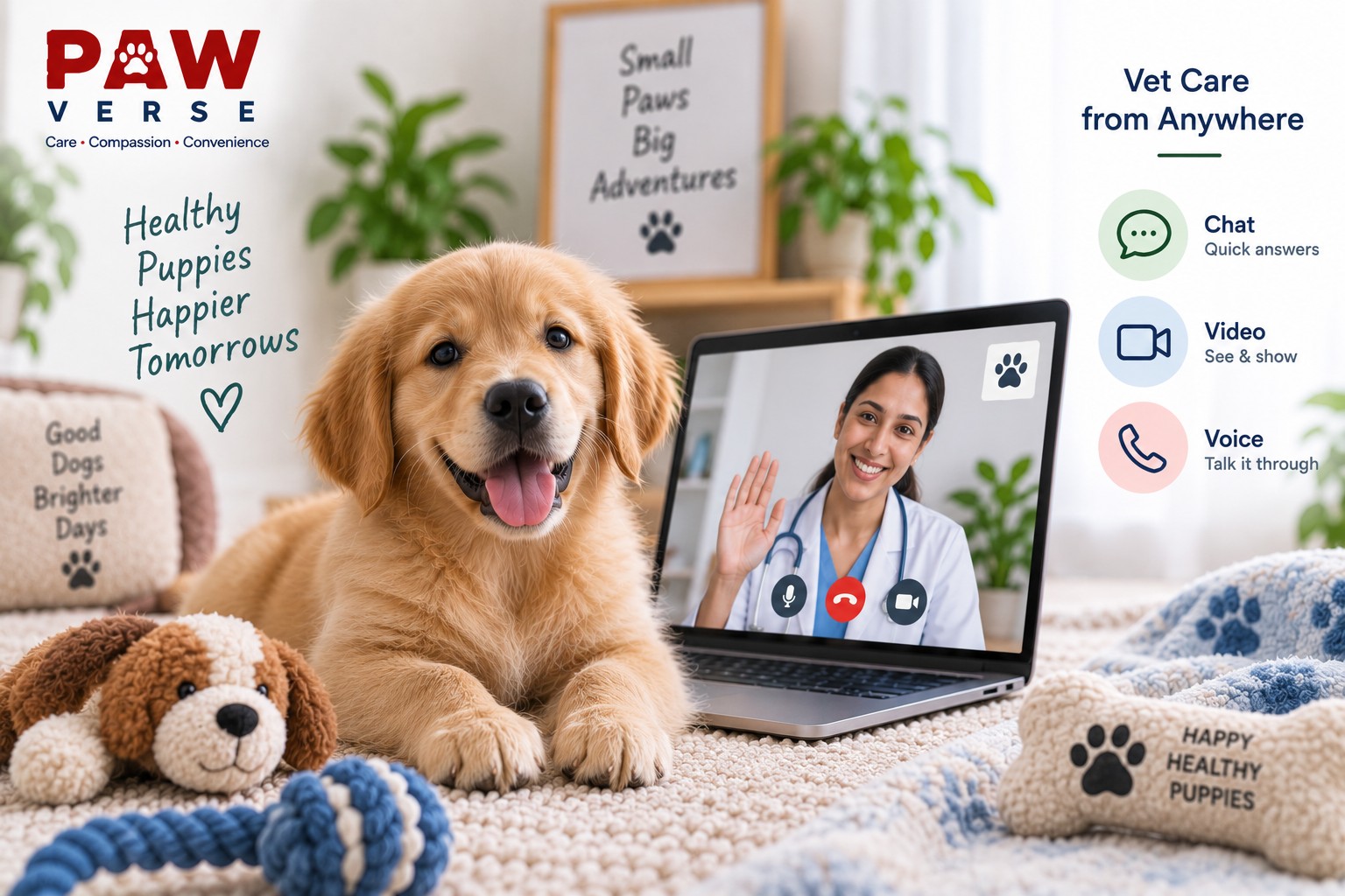 Online Vet Consultation for Puppies: What New Owners Should Know