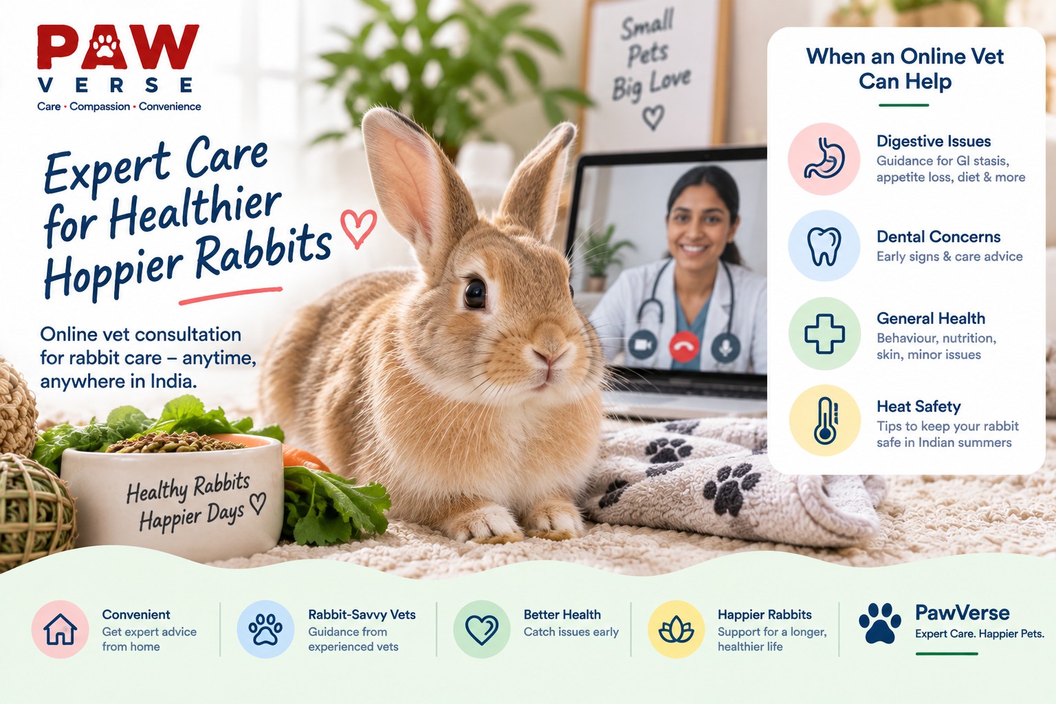 Online Vet for Rabbits: What Every Indian Rabbit Owner Should Know