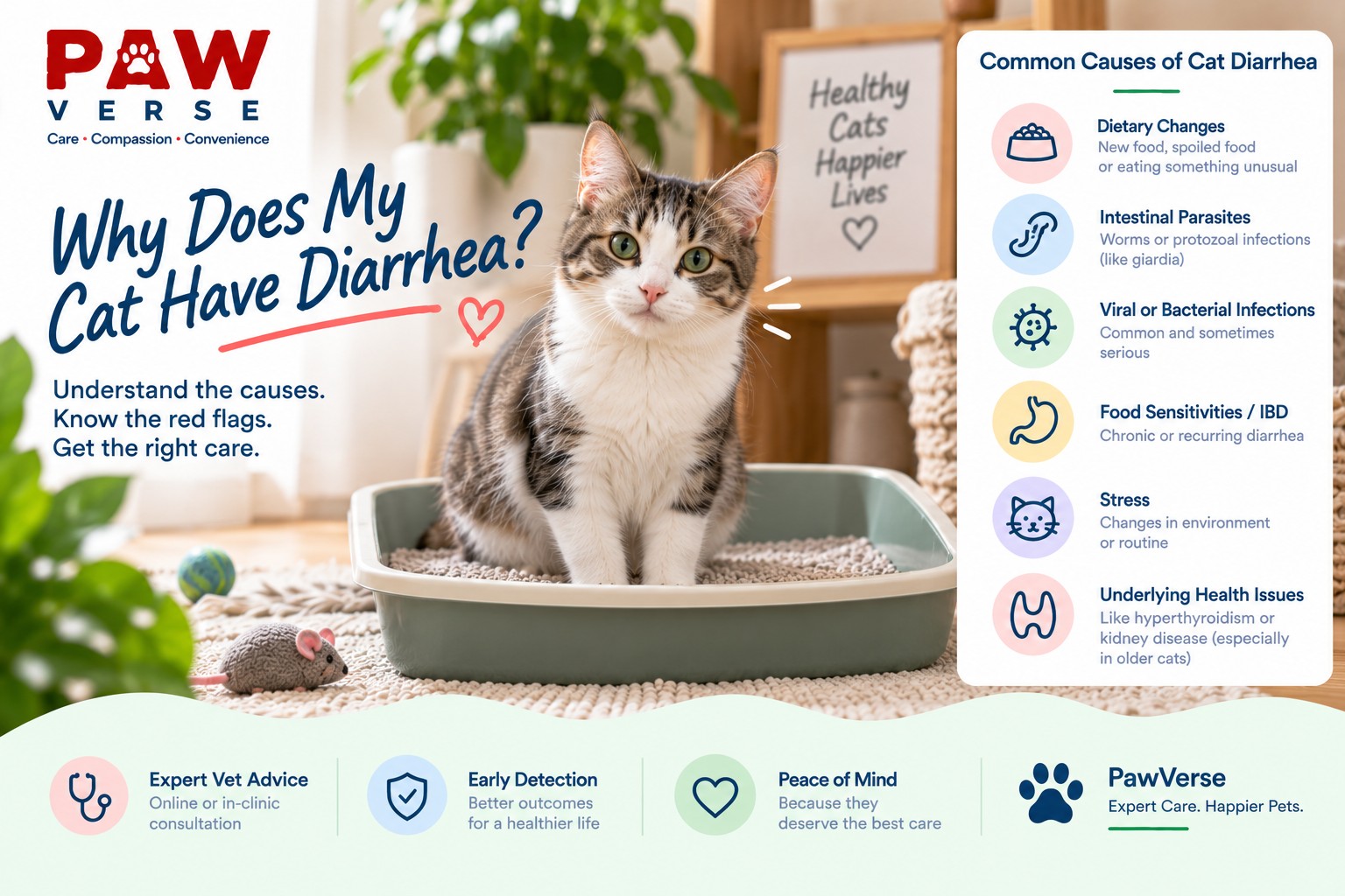 Why Does My Cat Have Diarrhea?