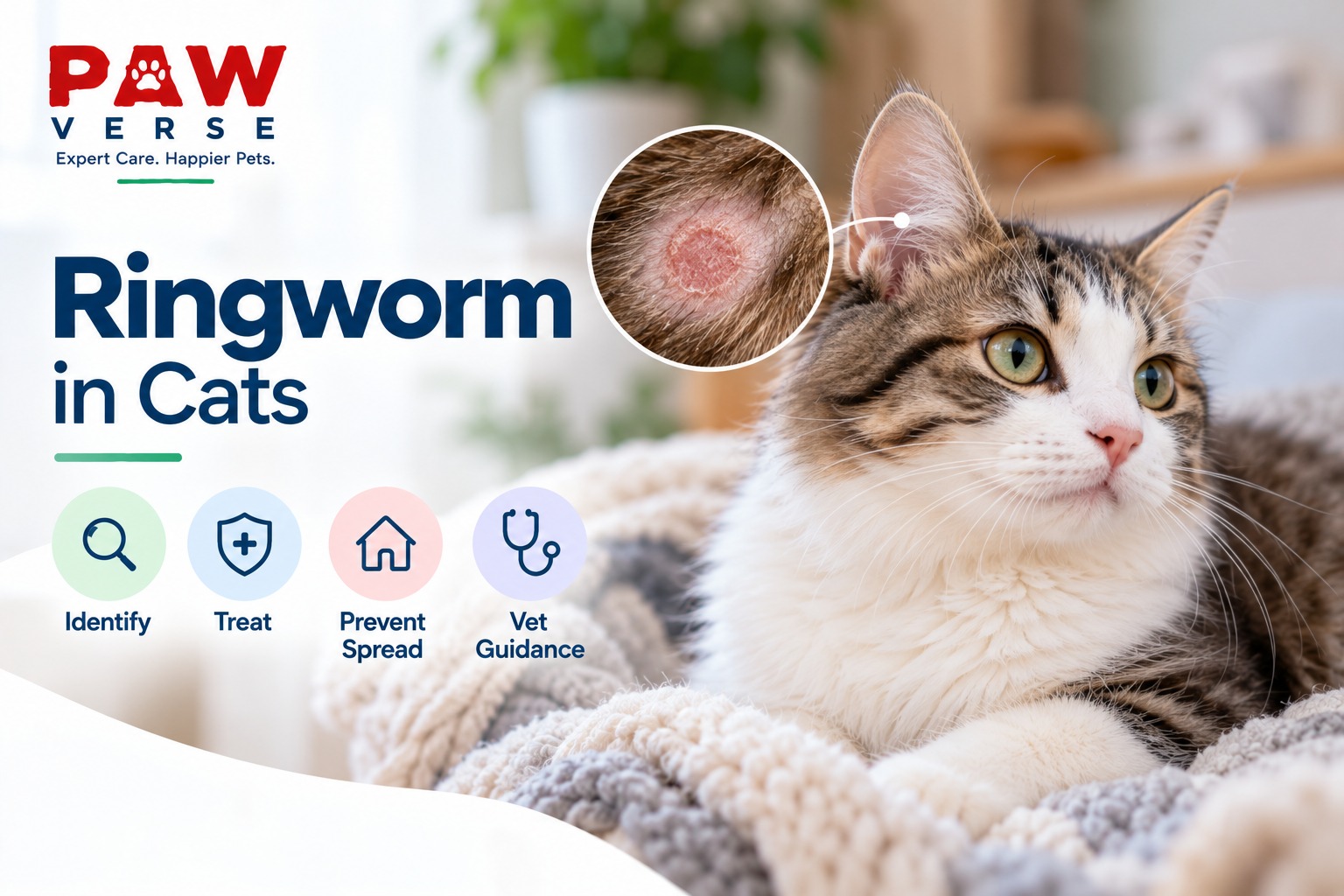 Ringworm in Cats: How to Identify It, Treat It, and Stop It Spreading at Home