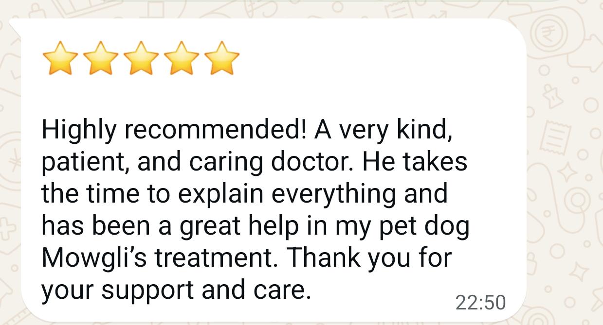 Online vet review